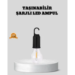 Type-C Şarjlı LED Kamp Lambası – Uzun Ömürlü Pil ve Yüksek Parlaklık