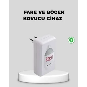 Ultrasonik Haşere Kovucu Cihaz – Sessiz, Kimyasalsız ve Etkili Koruma