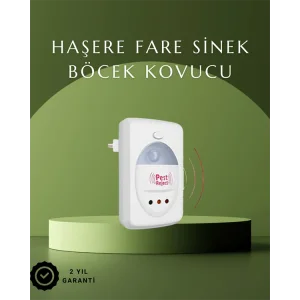 Ultrasonik Ses Dalgalarıyla Kimyasalsız Fare ve Böcek Kovucu Cihaz