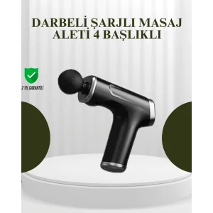 USB Type-C Şarjlı Taşınabilir Masaj Tabancası