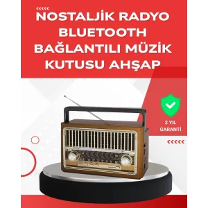 USB ve Hafıza Kart Girişli Radyo Hoparlör