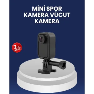 Vlog, Seyahat ve Günlük Video Çekimleri İçin Mini Kamera