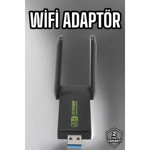Wifi Adaptör Çift Bantlı Kablosuz Wifi Adaptörü