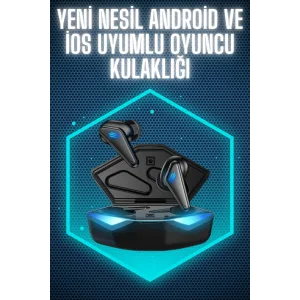 Wireless Gaming Kulaklık Mikrofonlu Bluetooth Oyuncu Kulaklığı