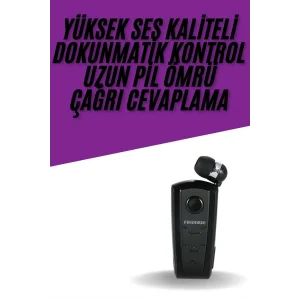 Yaka Kulaklığı Andorid Tüm Cep Telefonlarına Uyumlu Mikrofonlu Titreşimli Makaralı