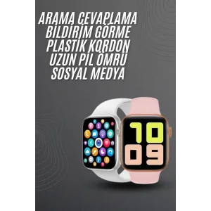 Yeni Model Akıllı Saat Dokunmatik Ekran Unisex Amoled Ekran 44 mm