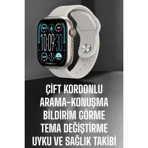 Yeni Nesil Akıllı Saat Arama Cevaplama GPS Takibi Adımsayar NFC Özelliği