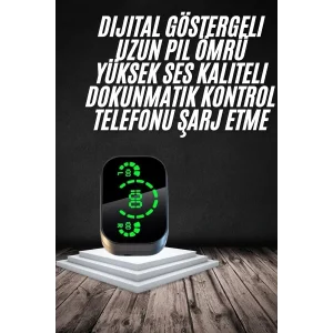 Yeni Nesil Bluetooth Kulaklık Çağrı Cevaplayabilen Dijital Göstergeli Powerbankli