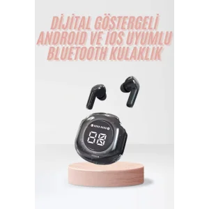 Yeni Nesil Bluetooth Kulaklık Dijital Göstergeli Gaming Dokunmatik 5.3 Kablosuz