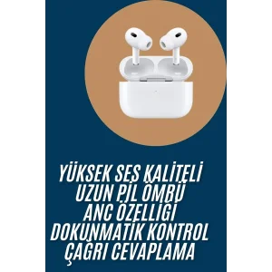 Yeni Nesil Pro Bluetooth Kulaklık Android ve İOS Uyumlu Dokunmatik Kontrol