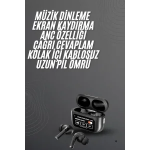 Yeni Nesil Pro Ekranlı Bluetooth Kulaklık 5.0 Bluetooth