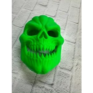 Yeşil Dekoratif Korku Maskesi Duvar Süsü