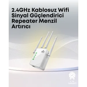 Yüksek Hızlı Parazit Önleyici WiFi Repeater Router