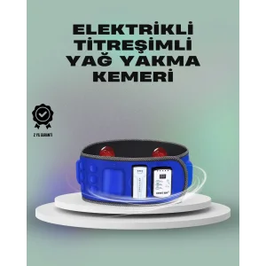 Zayıflama ve Masaj İçin Mıknatıslı Elektrikli Titreşim Kemeri – 7.2W Güç