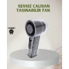 100 Kademeli Ayarlanabilir Mini Fan | Dijital Ekranlı Serinletici