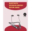 120 Saat Pil Ömrüyle Boyun Askılı Bluetooth Kulaklık – Spor ve Günlük Kullanım İçin