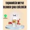 1200mAh Şarjlı, Hafif ve Pratik Taşınabilir Blender