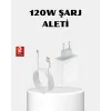 120W Type-C Hızlı Şarj Adaptörü – Akıllı Koruma ve Turbo Güç Desteği
