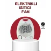 2000W Taşınabilir Elektrikli Fanlı Isıtıcı – Hızlı Isınma, Kompakt Boy