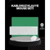 2.4 Ghz Wireless Kablosuz Klavye Mouse Seti Tv Pc Uyumlu