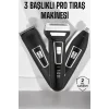 3 Başlıklı Profesyonel Tıraş Makinesi