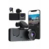 3 Kameralı 2 İnç 1080P Araç İçi Kamera Sürüş Kamerası CarPlay