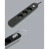 3 USB Çıkışlı Hızlı Şarjlı Anahtarlı Üçlü Priz