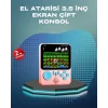 3.5 İnç LCD Ekranlı 666 Oyunlu Taşınabilir Retro Oyun Konsolu