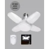 4 Kollu Katlanır Pervane LED Ampül 60 Watt Yüksek Aydınlatma ve Enerji Tasarrufu