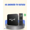 4K Android TV Box – 2GB RAM 16GB ROM, Hızlı Wi-Fi Bağlantılı Akıllı Medya Kutusu