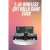 4k Game Stick Oyun Konsolu 2.4g Kablosuz Çift Kol Nostaljik Oyunlar