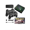 4k Game Stick Oyun Konsolu 2.4g Kablosuz Çift Kol Nostaljik Oyunlar
