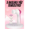 5 Başlıklı Titreşimli Cilt Temizleme Seti Canlandırıcı ve Onarıcı