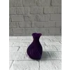 5 cm Mor Kalp Formlu Mini Vazo Modern Mini Dekor Ürünü
