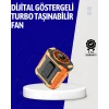 5000mAh Şarjlı Soğutma Fanı Taşınabilir