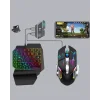 5in1 Mobil Oyun Kiti Bluetooth 5.3 Mini RGB Klavye Mouse Dönüştürücü Seti