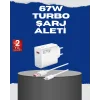 67 Watt Turbo Charge Başlık Vivo Y20 Y35 Y55 Uyumlu