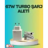 67 Watt Type C Turbo Şarj Seti TCL 20 30 50 Uyumlu