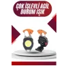 7 Modlu Mini Led Lamba Anahtarlık USB Şarjlı Kamp İçin Taşınabilir