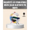 7 Ses Efektli RGB Işıklı FM Destekli Kablosuz Şarjlı Bluetooth Hoparlör