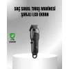 7000 RPM Güçlü Motorlu LCD Göstergeli Şarjlı Tıraş Makinesi