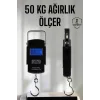 Ağırlık Ölçer 50 Kg El Terazisi El Kantarı Pilli Led Ekran