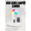 Akıllı RGB Led Ampul Led Uzaktan Kumandalı Renk Değiştiren Ampul