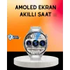 Akıllı Saat AMOLED Ekran Bluetooth Aramalı – Nabız, Uyku ve Spor Takipli