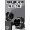 Akıllı Saat Bluetooth Bağlantılı Amoled Ekran Uyku ve Sağlık Takibi