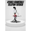 Akıllı Telefon Vlog Kiti Tripod Mini Mikrofonlu Telefon Tutucu