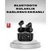 Aktif Gürültü Engelleme (ANC) Kablosuz Bluetooth Kulaklık – Dijital Ekranlı, Dokunmatik ve Uzun Pil Ömürlü