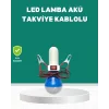 Aküden Çalışan 12V LED Ampul Taşınabilir Kullanım
