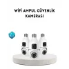Ampul Tipi WiFi Kamera 2MP Lensli Full HD Görüntü ve Akıllı Hareket Algılama