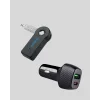 Araç İçi Bluetooth Müzik Kiti + Type-C PD Araç Şarjı Seti